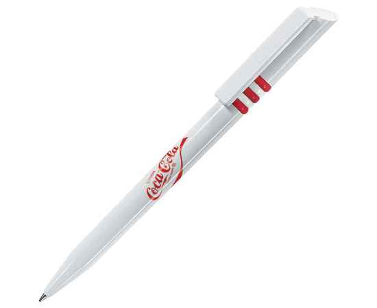 GRIFFE, ручка шариковая, красный/белый, пластик, Цвет: белый, красный