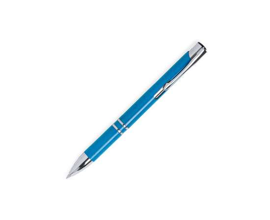 Ручка шариковая NUKOT, синий,  пластик со стружкой пшеничной соломы, хром, синие чернила, Цвет: синий