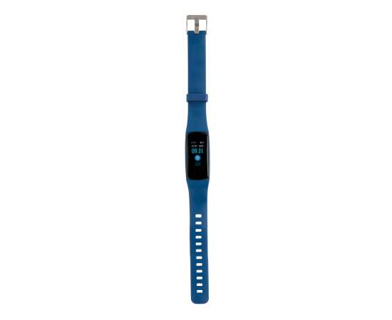 Фитнес-браслет Stay Fit, синий, Цвет: синий, Размер: Длина 22 см., ширина 2 см., высота 1,1 см., изображение 2