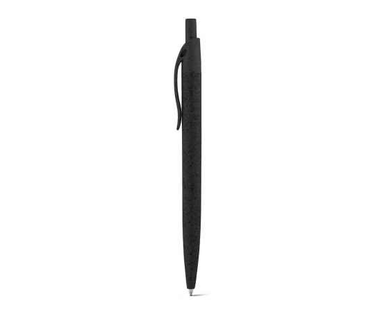 CAMILA. Шариковая ручка из волокон пшеничной соломы и ABS, Чёрный