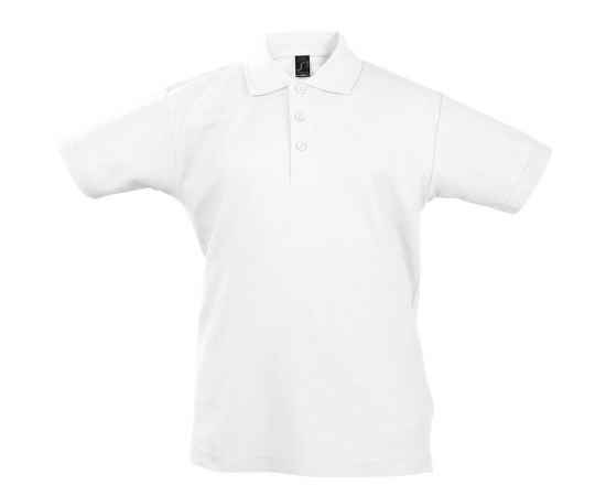 Рубашка поло детская Summer II Kids, белая, на рост 106-116 см, Цвет: белый, Размер: 6 лет (106-116 см)