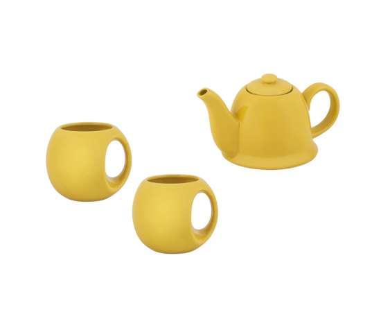 Набор чайный 'СлуЧАЙный восторг', белый с желтым, Цвет: белый с желтым, изображение 2