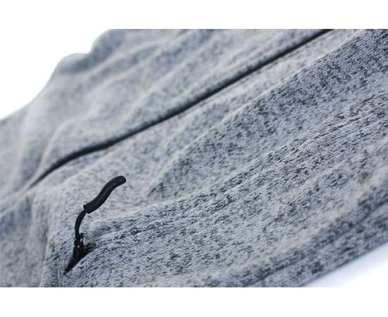 Куртка флисовая мужская Richmond, серый меланж, размер S, Цвет: серый меланж, Размер: S, изображение 3