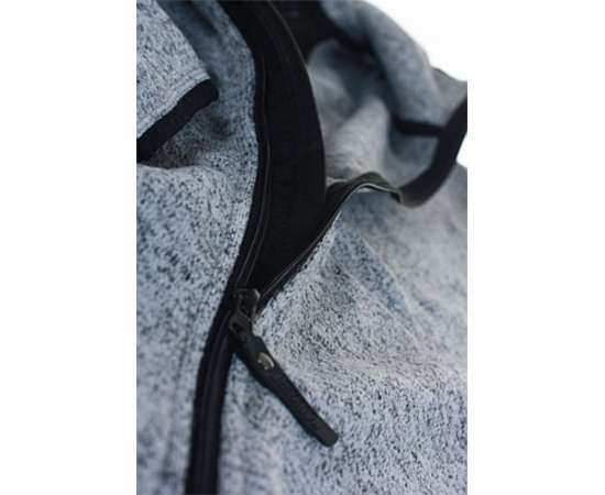 Куртка флисовая мужская Richmond, серый меланж, размер S, Цвет: серый меланж, Размер: S, изображение 5