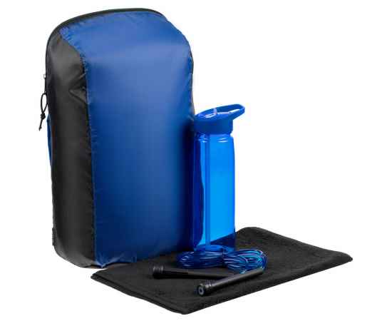 Спортивный набор Skitter, синий, Цвет: синий, Размер: рюкзак: 25x39x12 см