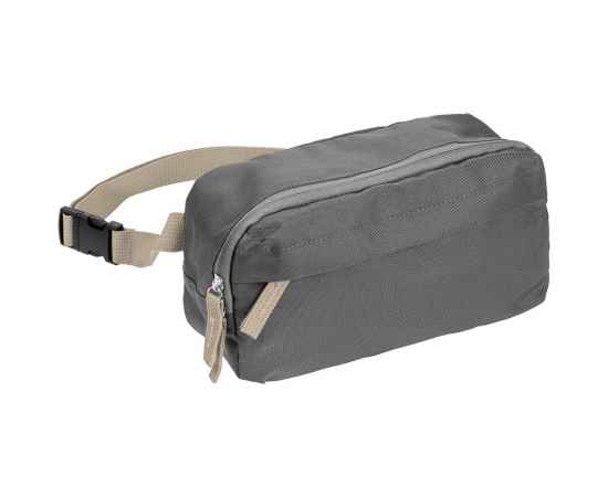 Поясная сумка Sensa, серая с бежевым, Цвет: серый, бежевый