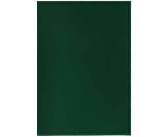 Обложка для паспорта Shall, зеленая, Цвет: зеленый