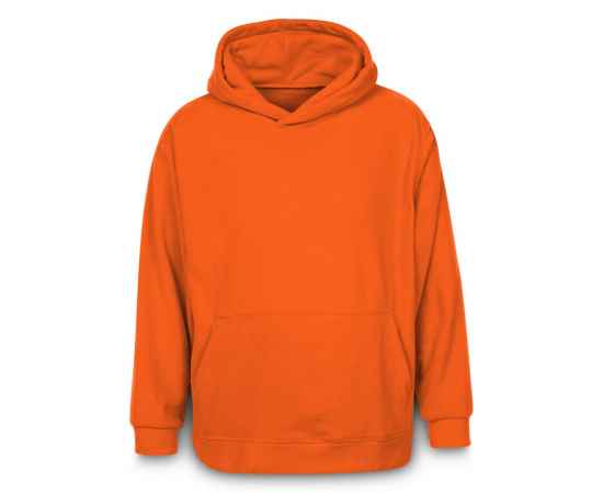 Худи флисовое унисекс Manakin, оранжевое, размер XL/XXL, Цвет: оранжевый, Размер: XL/2XL