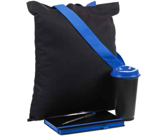 Набор Velours Bag, черный с синим, Цвет: черный, синий