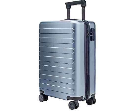 Чемодан Rhine Luggage, серо-голубой, Цвет: голубой, серый, Объем: 38
