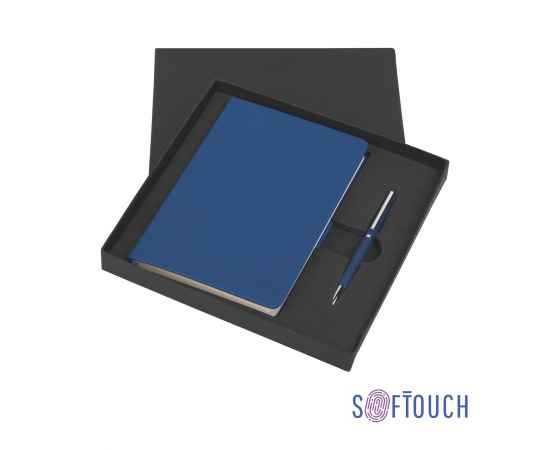 Подарочный набор 'Парма', покрытие soft touch, синий, Цвет: синий