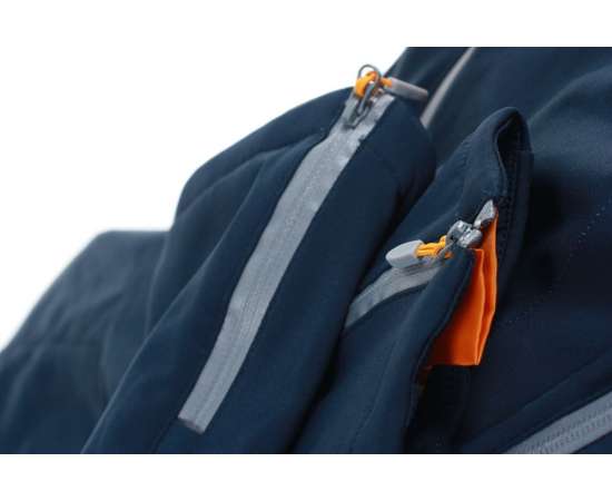Куртка софтшелл мужская Snyder, темно-синяя, размер S, Цвет: темно-синий, Размер: S, изображение 6
