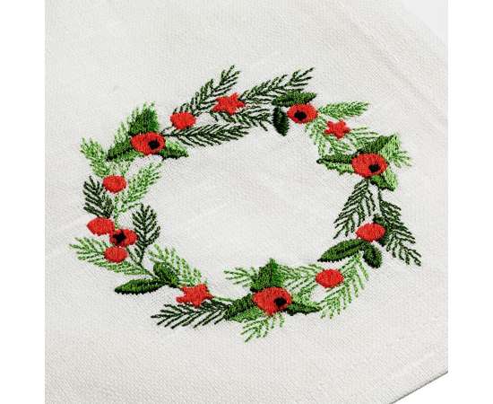 Набор текстиля Wintertainment, с рождественским венком, Размер: 27х18, изображение 2