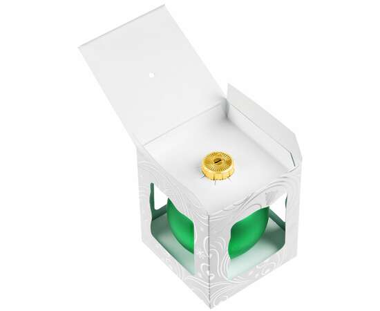 Елочный шар Gala Night Matt в коробке с тиснением, зеленый, 8 см, Цвет: зеленый, Размер: диаметр шара: 8 с, изображение 4