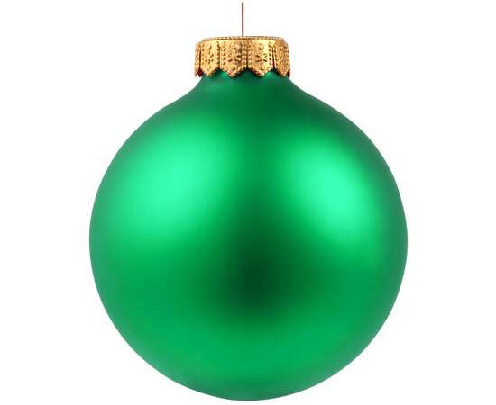 Елочный шар Gala Night Matt в коробке с тиснением, зеленый, 8 см, Цвет: зеленый, Размер: диаметр шара: 8 с, изображение 2