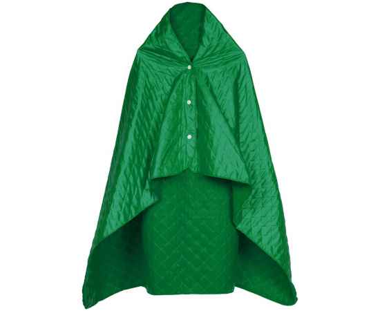Плед-пончо для пикника SnapCoat, зеленый, Цвет: зеленый