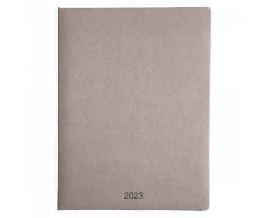 Еженедельник, датированный 2023, серый Vienna , Цвет: серый