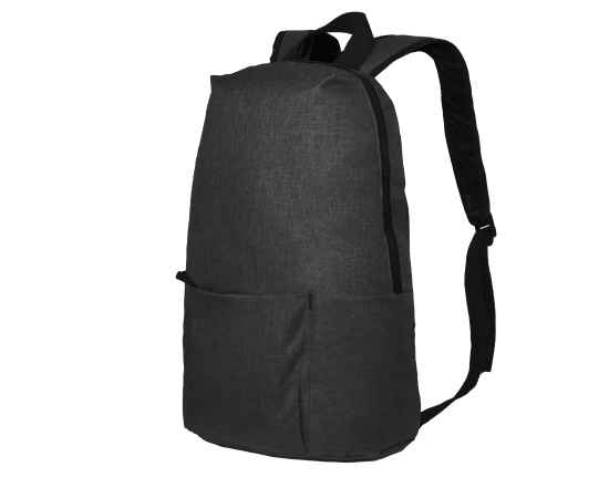 Рюкзак BASIC, темно серый меланж, 27x40x14 см, oxford 300D, Цвет: темно-серый