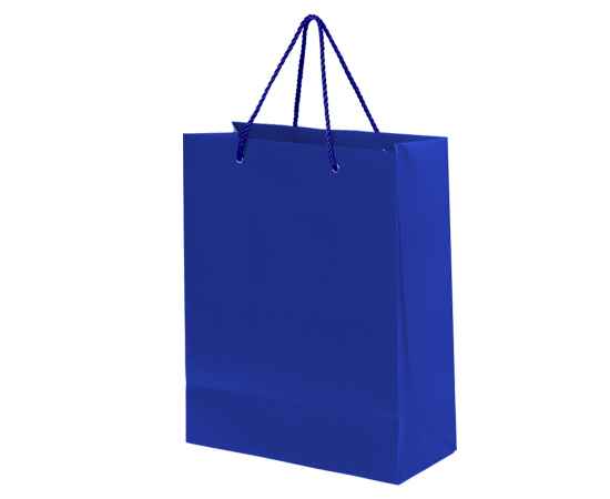 Пакет подарочный BIG GLAM 32х12х43 см, синий, Цвет: синий