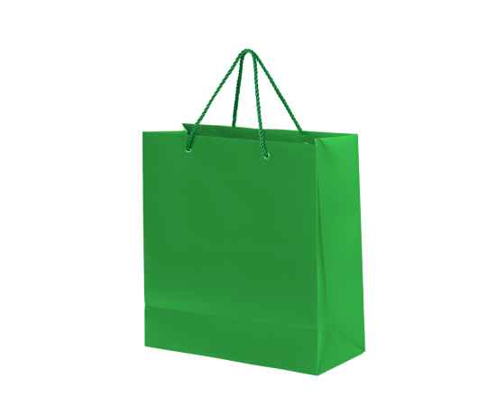 Пакет подарочный GLAM MINI 24х9х28 см, зелёный, Цвет: зеленый