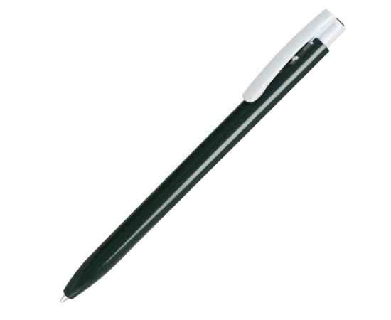 ELLE, ручка шариковая, темно-зеленый/белый, пластик, Цвет: темно-зеленый, белый