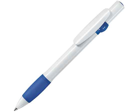 ALLEGRA, ручка шариковая, синий/белый, пластик, Цвет: белый, синий
