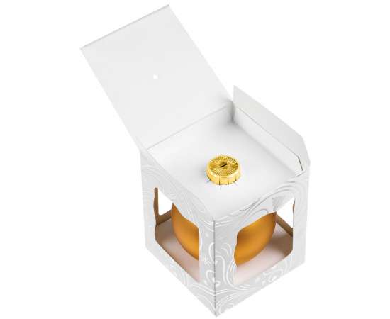 Елочный шар Gala Night Matt в коробке с тиснением, золотистый, 8 см, Цвет: золотистый, Размер: диаметр шара: 8 с, изображение 4