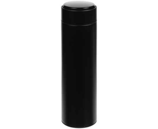 Смарт-бутылка с заменяемой батарейкой Long Therm, черная, Цвет: черный, Объем: 500