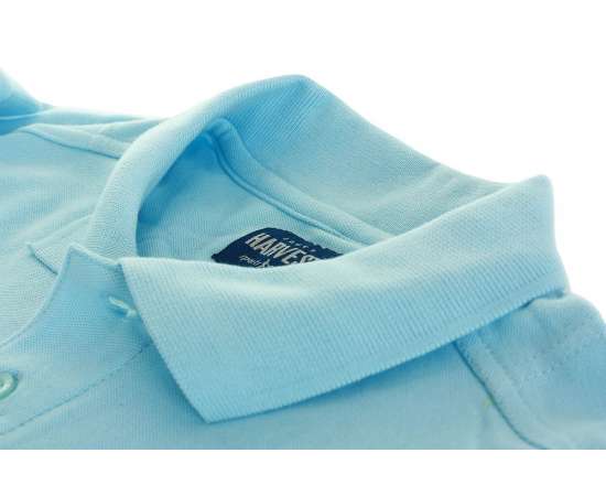 Рубашка поло мужская Morton, голубая G_6569.145, Цвет: голубой, Размер: XXL, изображение 4