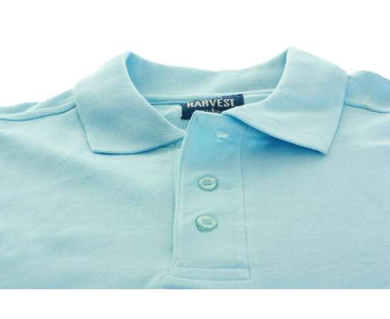 Рубашка поло мужская Morton, голубая G_6569.145, Цвет: голубой, Размер: XXL, изображение 5