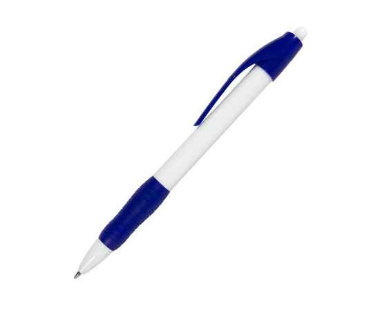 N4, ручка шариковая с грипом, белый/синий, пластик, Цвет: белый, синий
