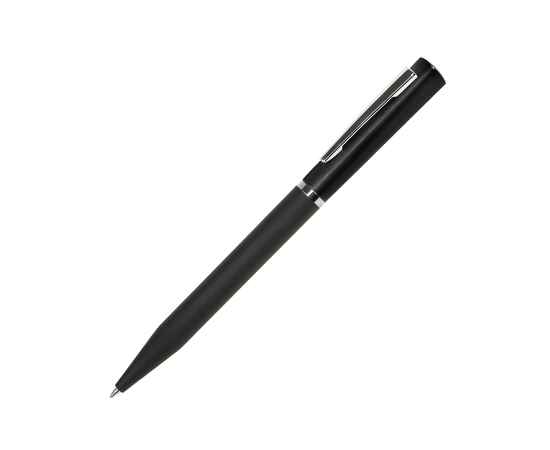 M1, ручка шариковая, черный, пластик, металл, софт-покрытие, Цвет: черный