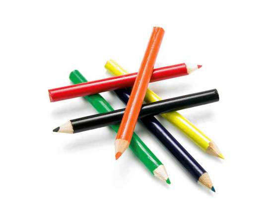 Набор цветных карандашей GARTEN (6шт.), красный, 5 x 9.3 x 0.8 см, дерево, картон, Цвет: красный, изображение 5