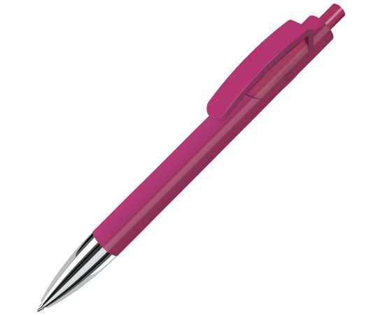 TRIS CHROME, ручка шариковая, розовый/хром, пластик, Цвет: розовый, серебристый