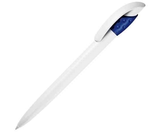 GOLF, ручка шариковая, темно-синий/белый, пластик, Цвет: белый, темно-синий