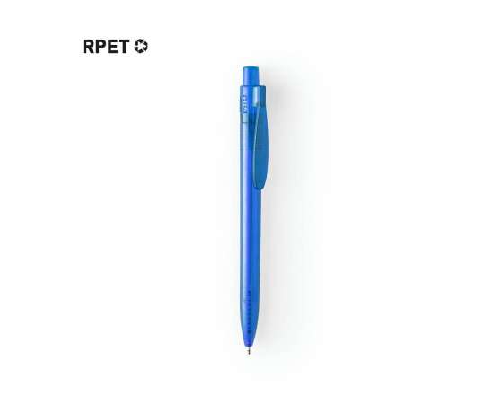 Ручка шариковая HISPAR, RPET пластик, синий, Цвет: синий, изображение 2