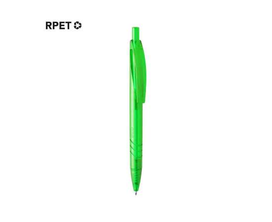 Ручка шариковая ANDRIO, RPET пластик, зеленый, Цвет: зеленый, изображение 2