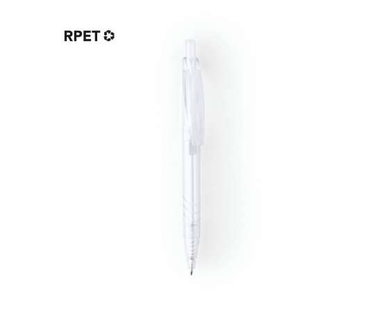 Ручка шариковая ANDRIO, RPET пластик, прозрачный, Цвет: прозрачный, изображение 2