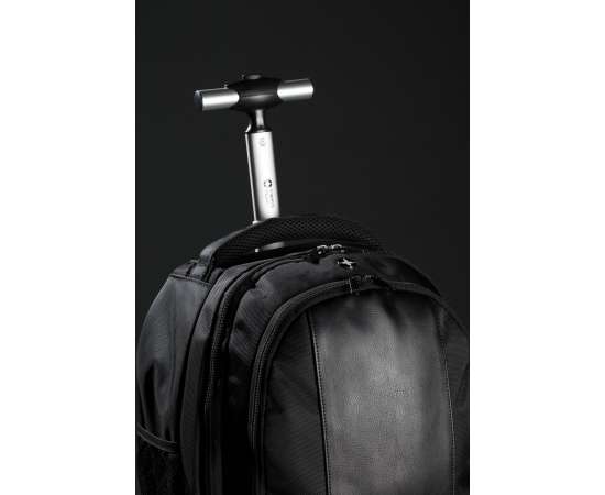 Рюкзак на колесах Swiss Peak, черный,, Цвет: черный, Размер: Длина 31 см., ширина 24 см., высота 44,8 см., изображение 6