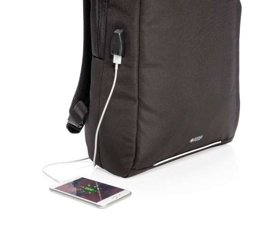 Рюкзак для ноутбука Swiss Peak, черный,, Цвет: черный, Размер: Длина 27,5 см., ширина 11 см., высота 41 см., изображение 9