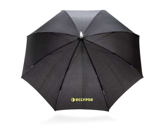 Механический зонт со светодиодами, d103 см, черный,, Цвет: черный, Размер: , высота 79 см., диаметр 103 см., изображение 5