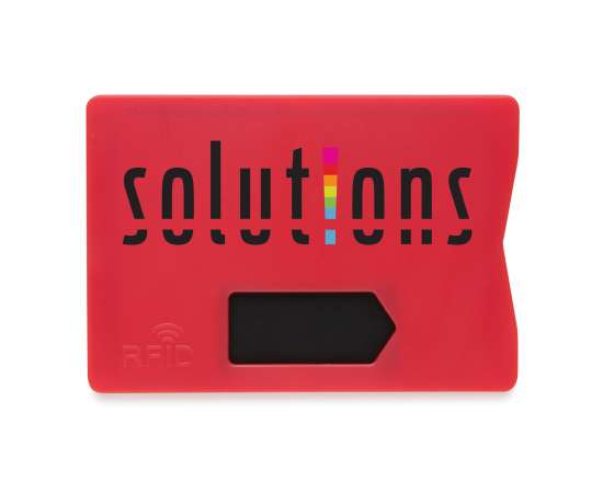 Держатель для карт RFID, красный, красный,, Цвет: красный, Размер: Длина 9 см., ширина 6,4 см., высота 0,4 см., изображение 6