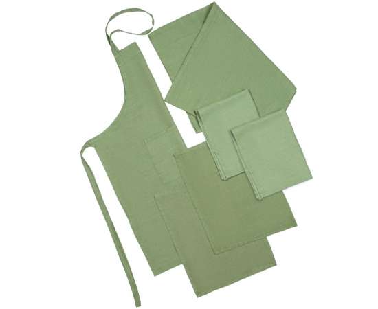 Дорожка сервировочная Fine Line, зеленая, Цвет: зеленый, Размер: 45х150 см, изображение 6
