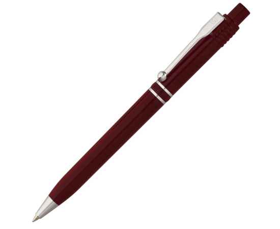 Ручка шариковая Raja Chrome, бордовая, Цвет: бордовый, Размер: 14х1 см