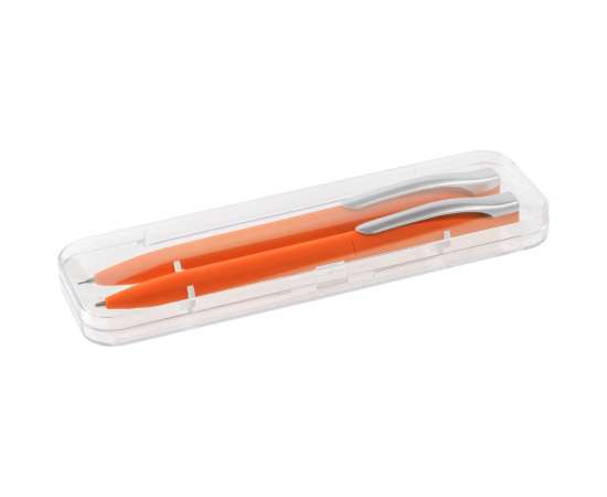 Набор Pin Soft Touch: ручка и карандаш, оранжевый, Цвет: оранжевый, Размер: ручка и карандаш: 14, изображение 3