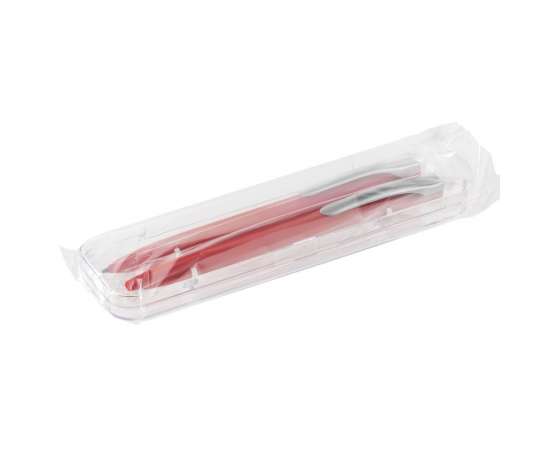 Набор Pin Soft Touch: ручка и карандаш, красный, Цвет: красный, Размер: ручка и карандаш: 14, изображение 4