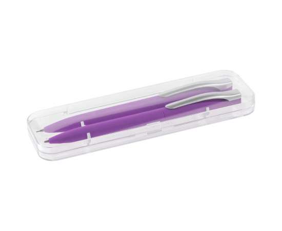 Набор Pin Soft Touch: ручка и карандаш, фиолетовый, Цвет: фиолетовый, Размер: ручка и карандаш: 14, изображение 3