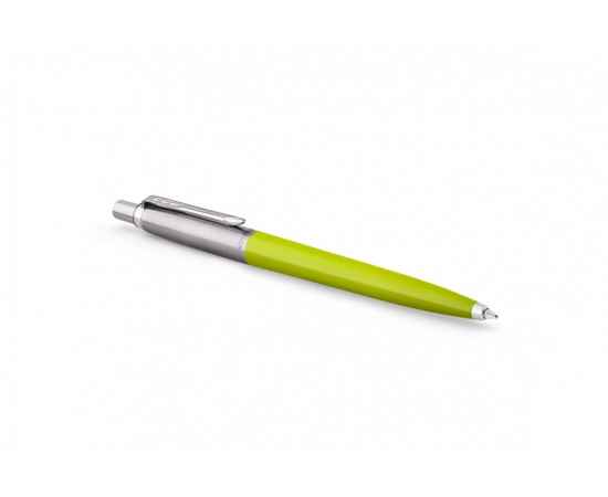 Шариковая ручка Parker Jotter, цвет LIME GREEN, цвет чернил синий, толщина линии M , в подарочной коробке, изображение 3