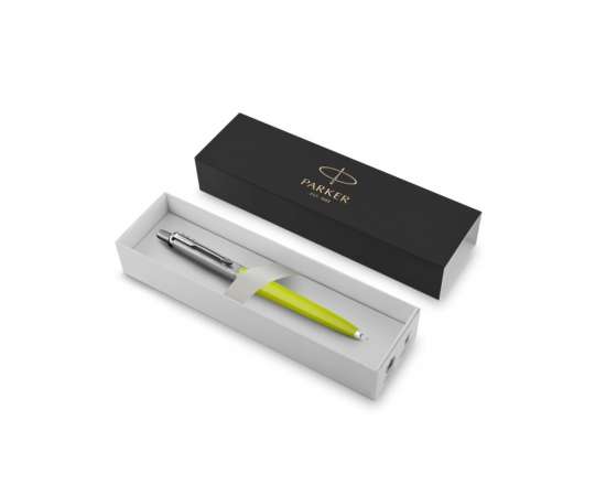 Шариковая ручка Parker Jotter, цвет LIME GREEN, цвет чернил синий, толщина линии M , в подарочной коробке, изображение 2