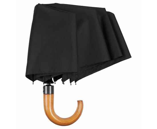 Складной зонт Unit Classic, черный, Цвет: черный, Размер: Длина 65 см, изображение 4
